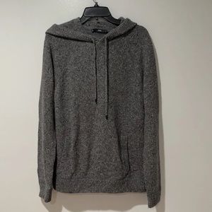 Vince Wool Hooded with Kangaroo Mid Section Pocket Sweater